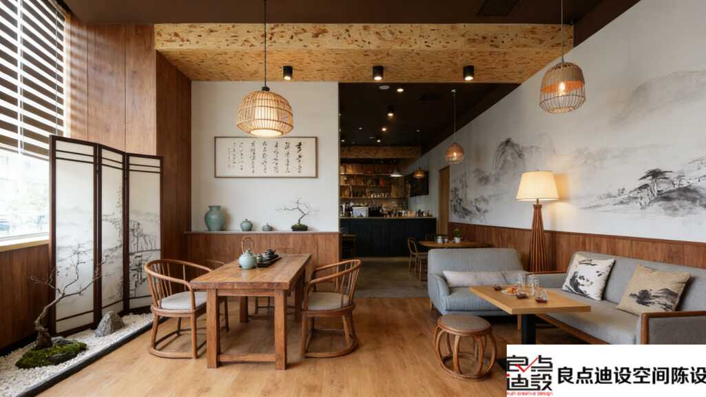 绝了!在都市里开了间“会呼吸”的新中式咖啡店，软装每一帧都是壁纸!